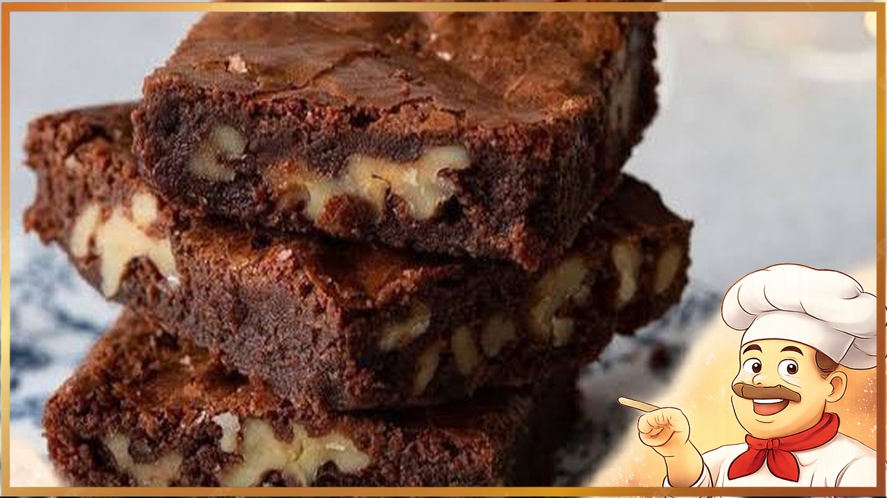 Брауни с грецкими орехами