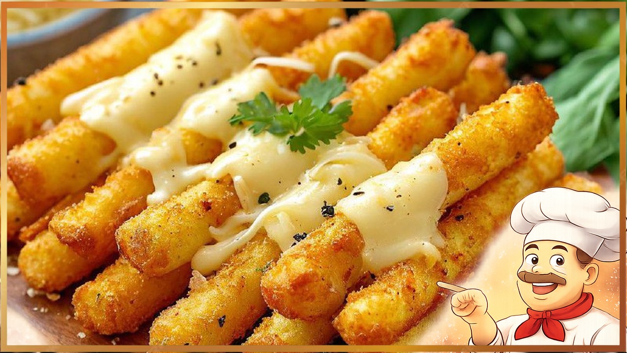 Картофельные палочки с сыром