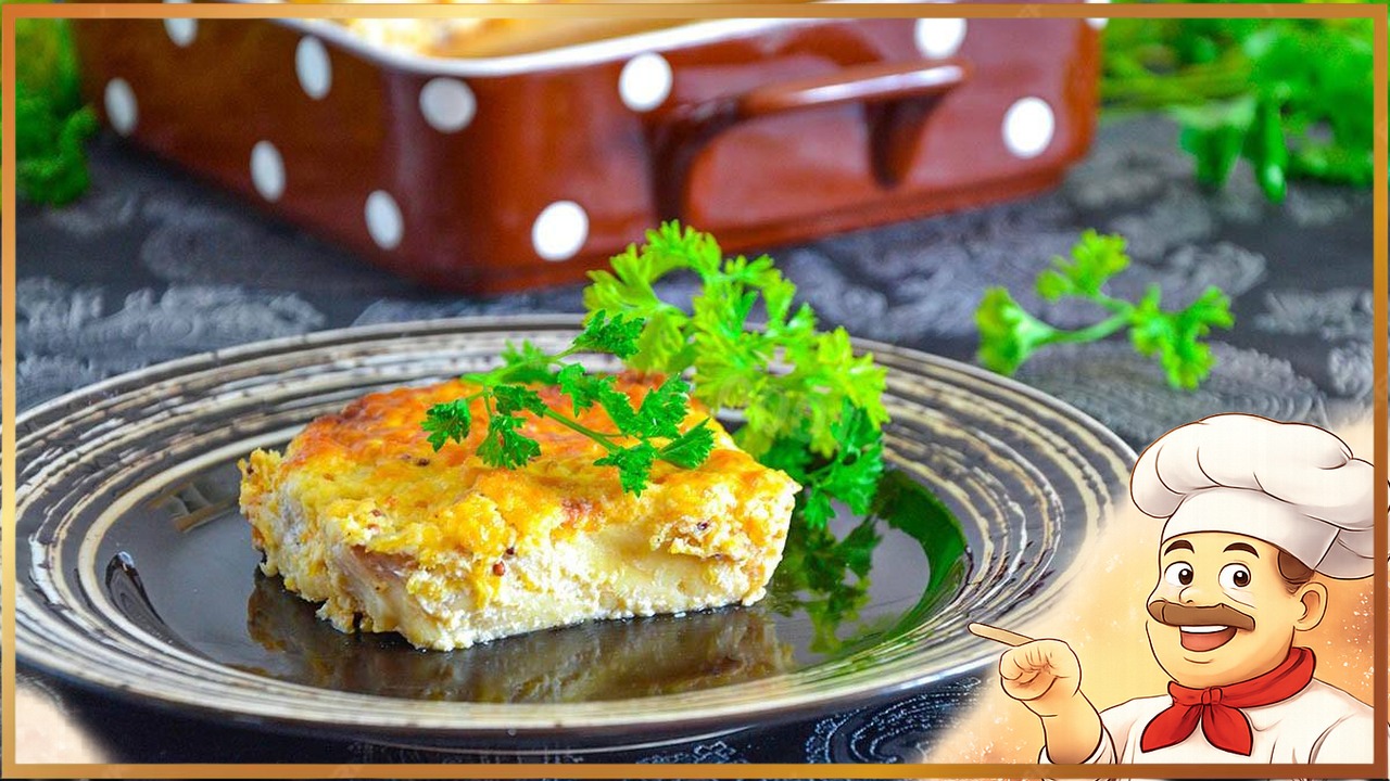 Треска, запечённая со сметаной и сыром