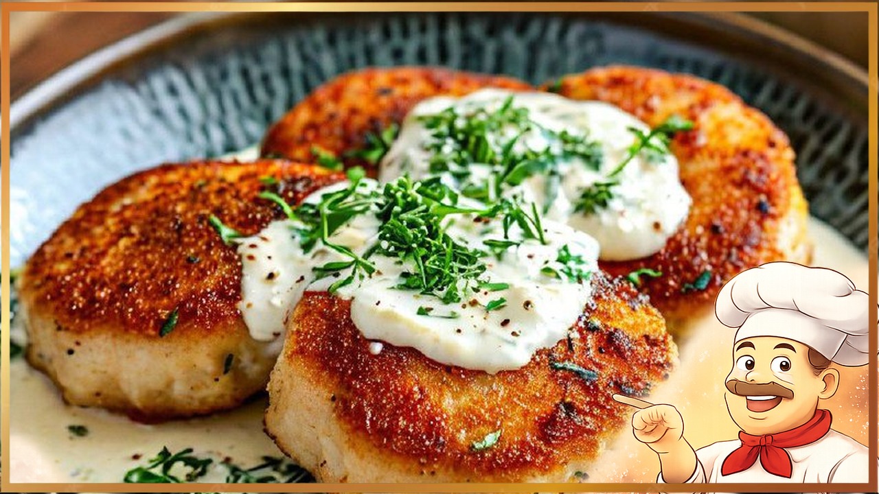 Котлеты из рыбы в сметане