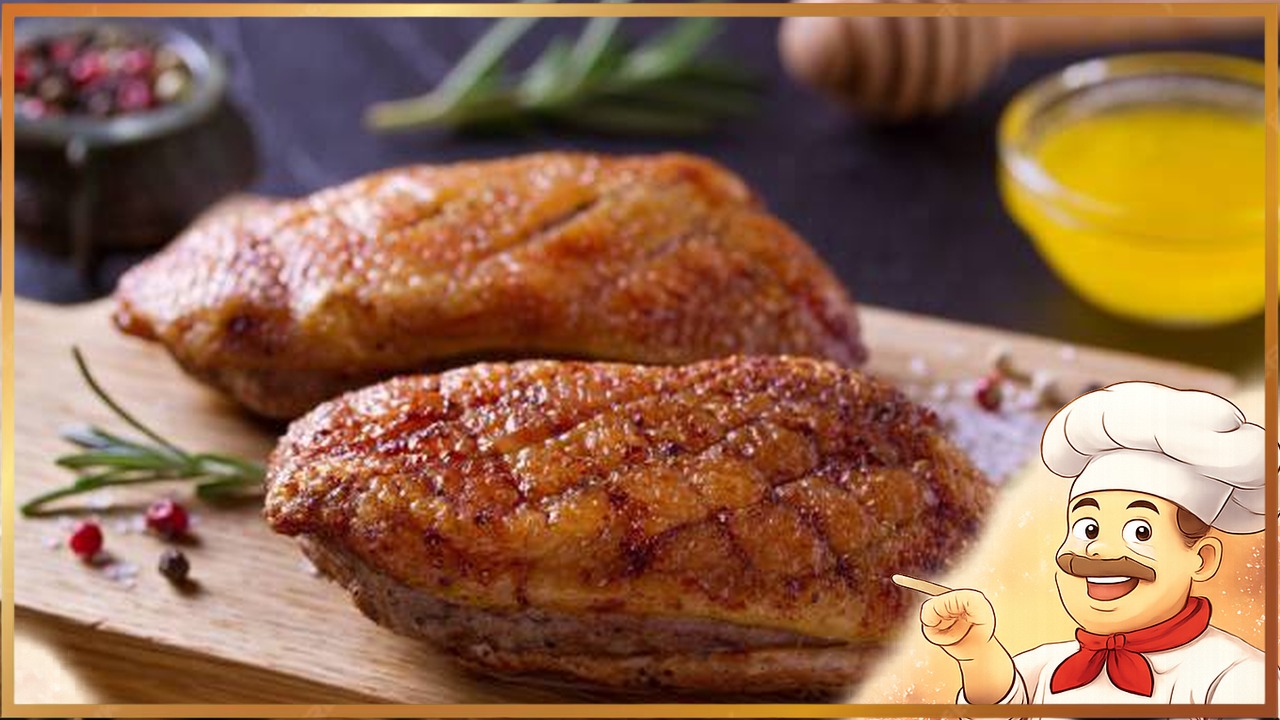 Утиные грудки в медовом соусе