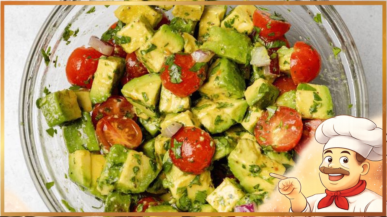 Салат с авокадо и фетой
