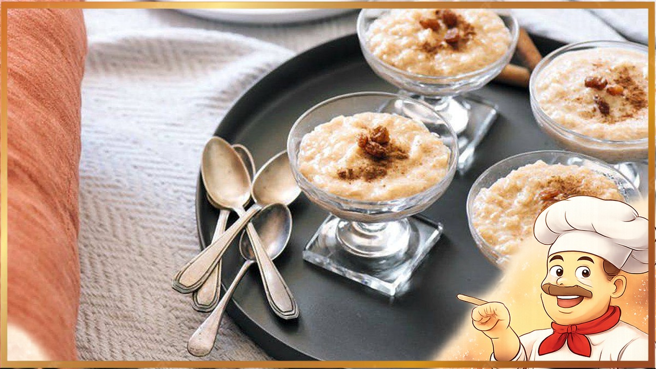 Рисовый пудинг с изюмом