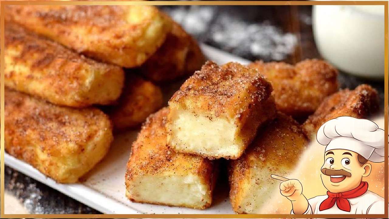 Десерт «Жареное молоко»