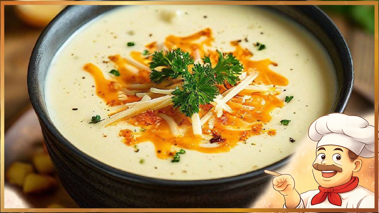 Сырный крем-суп с картофелем