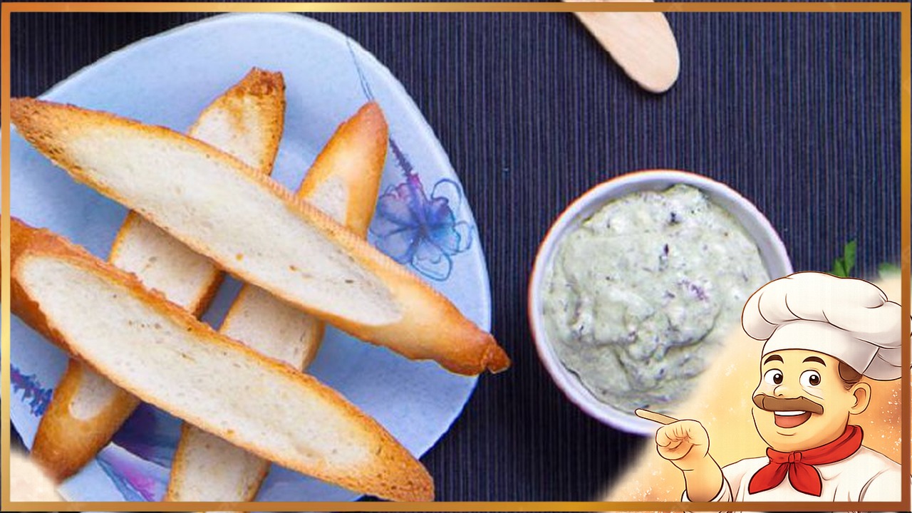 Намазка из творожного сыра с оливками