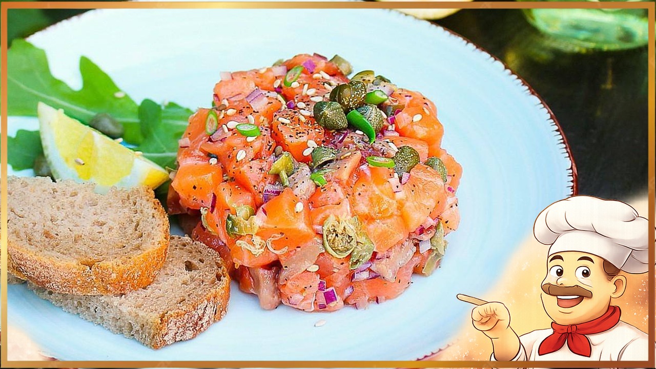 Тартар из красной рыбы