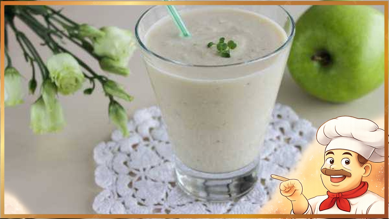 Смузи с яблоком и йогуртом