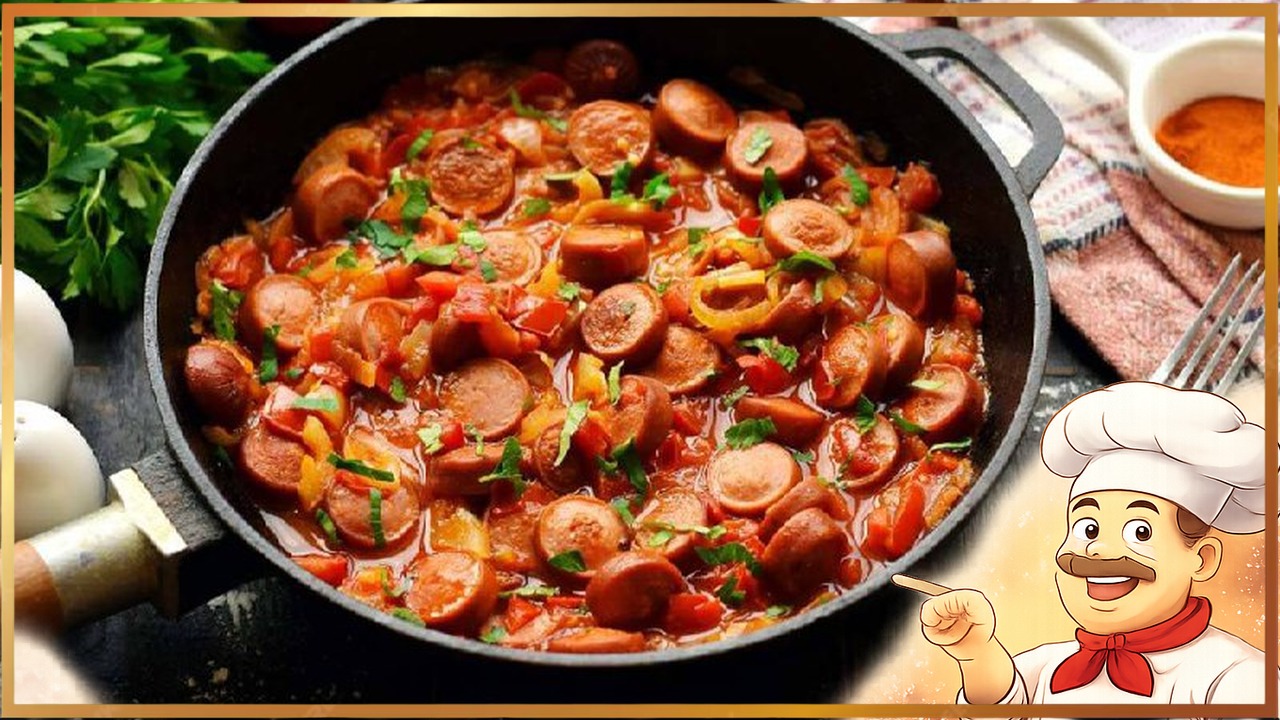 Сосиски в соусе по-фински