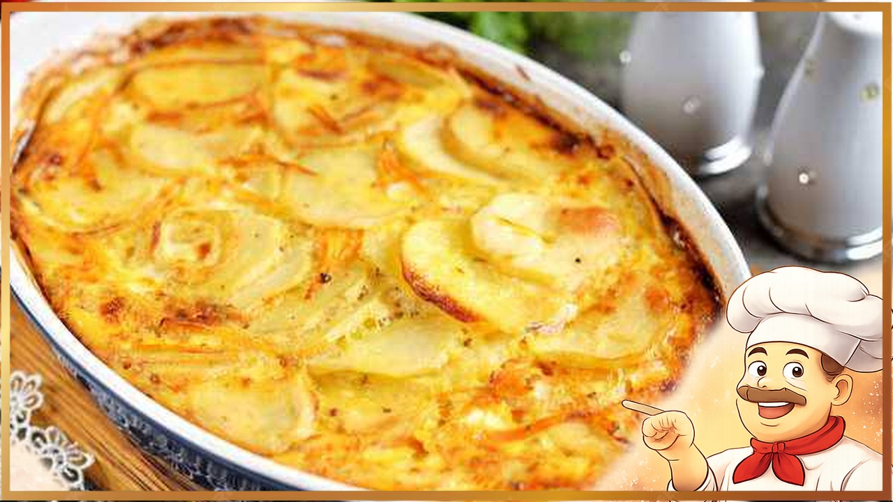 Картофельная запеканка с тунцом