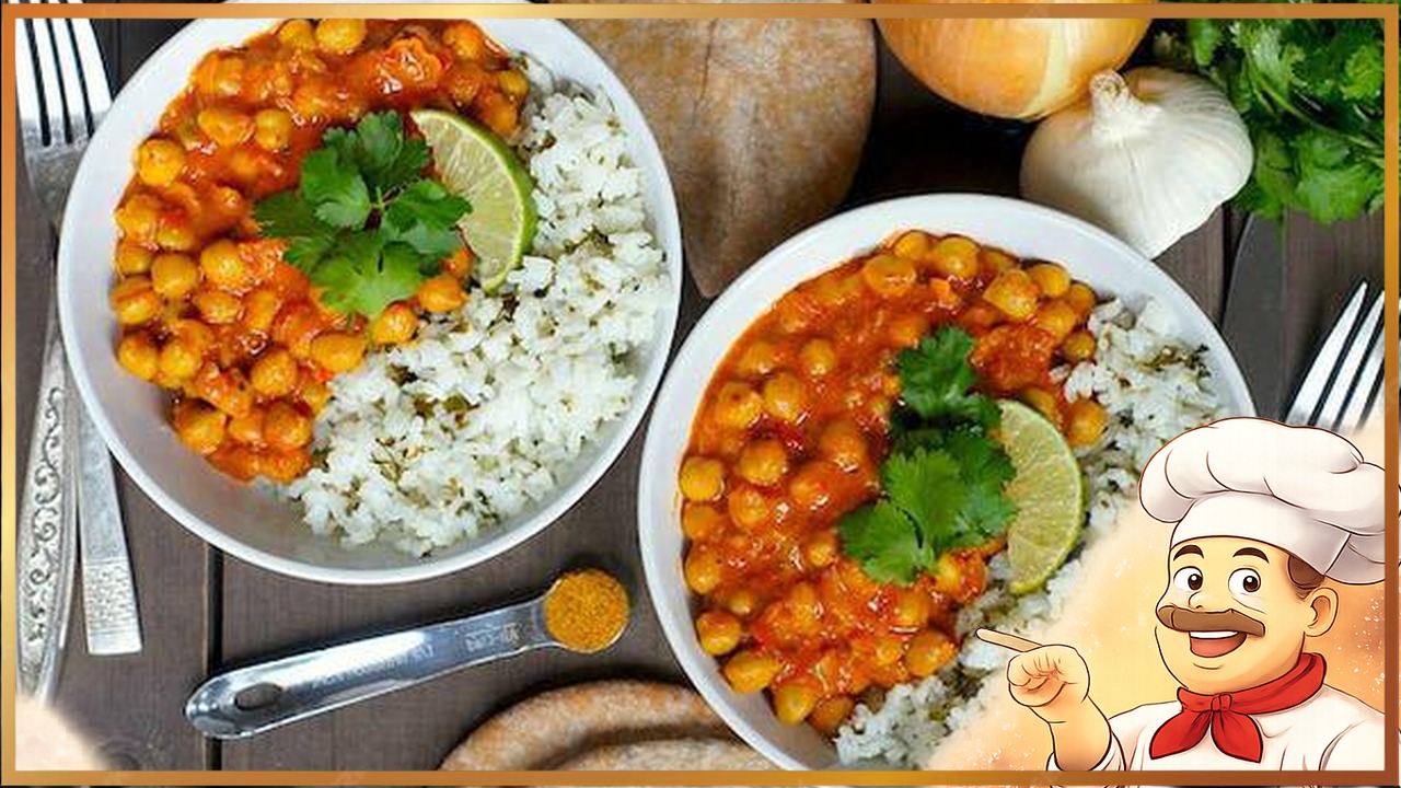 Кокосовый карри с нутом