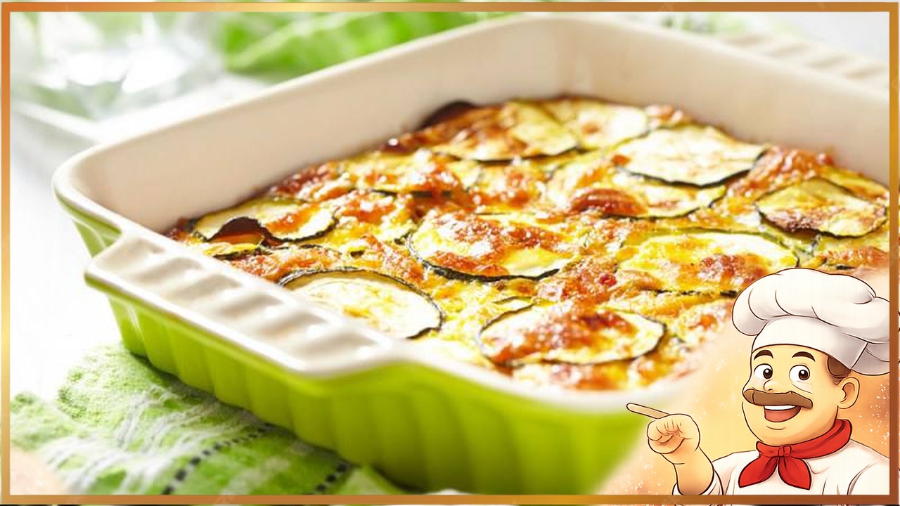 Запеканка из кабачков с фаршем