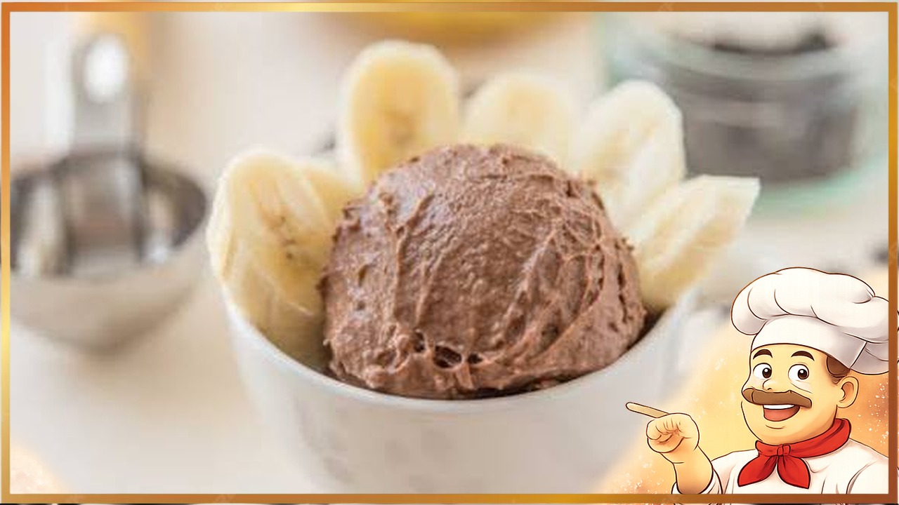 Шоколадно-банановое мороженое