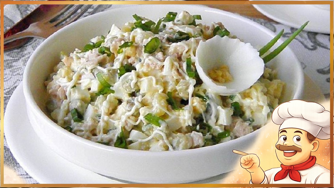 Салат из печени трески с яйцами и морковью