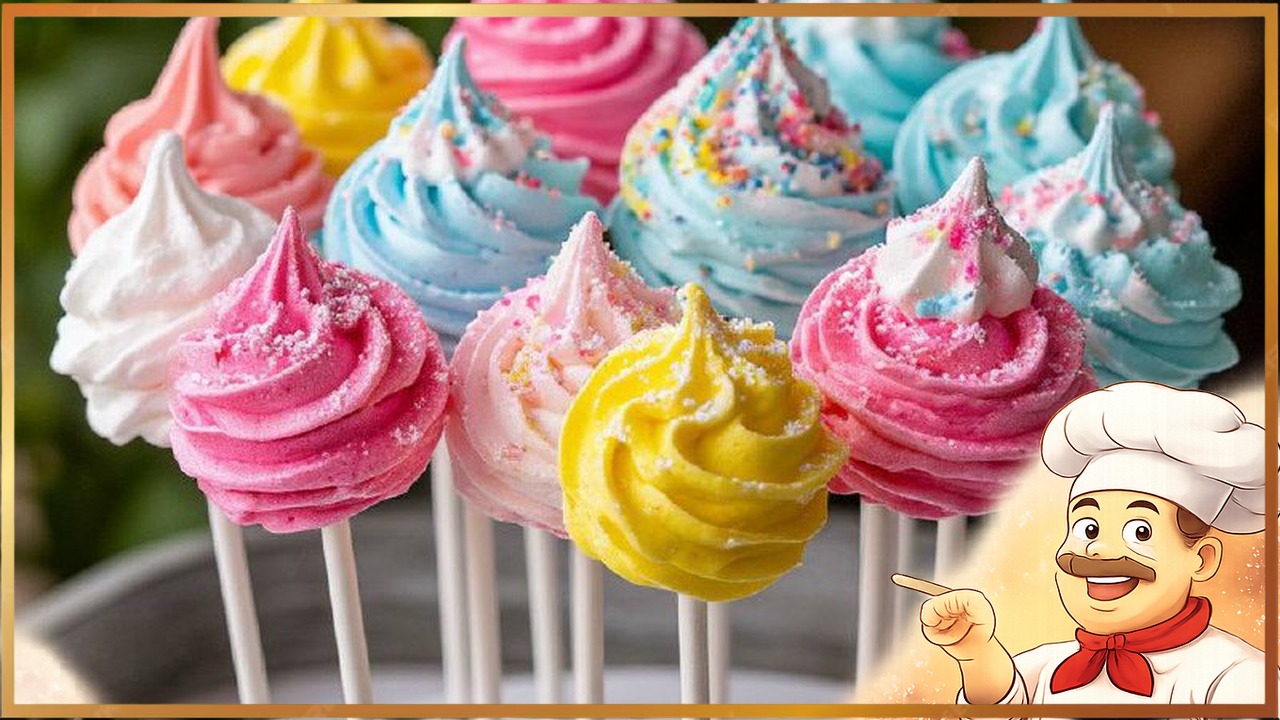 Меренга на палочках