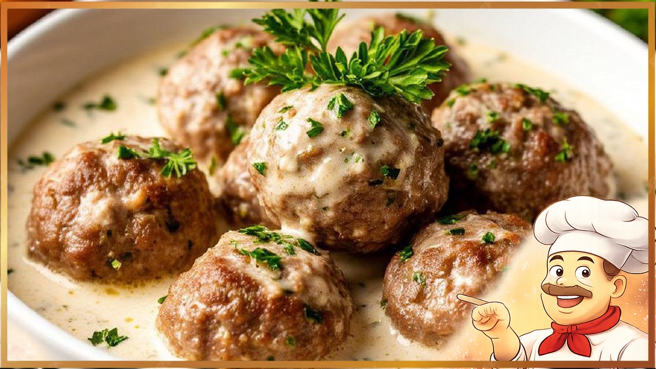 Тефтели в сметанном соусе