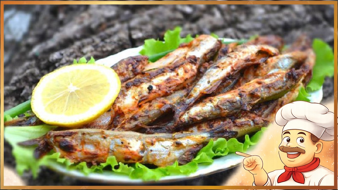 Мойва на мангале