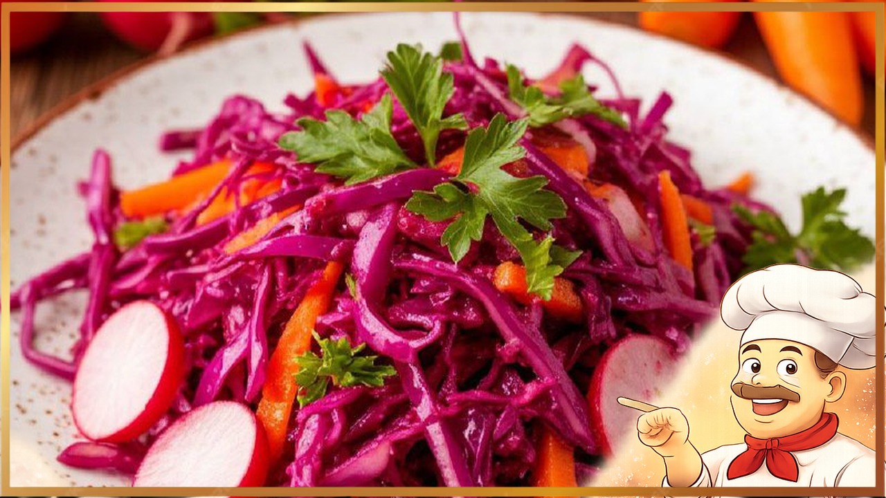 Салат с редькой