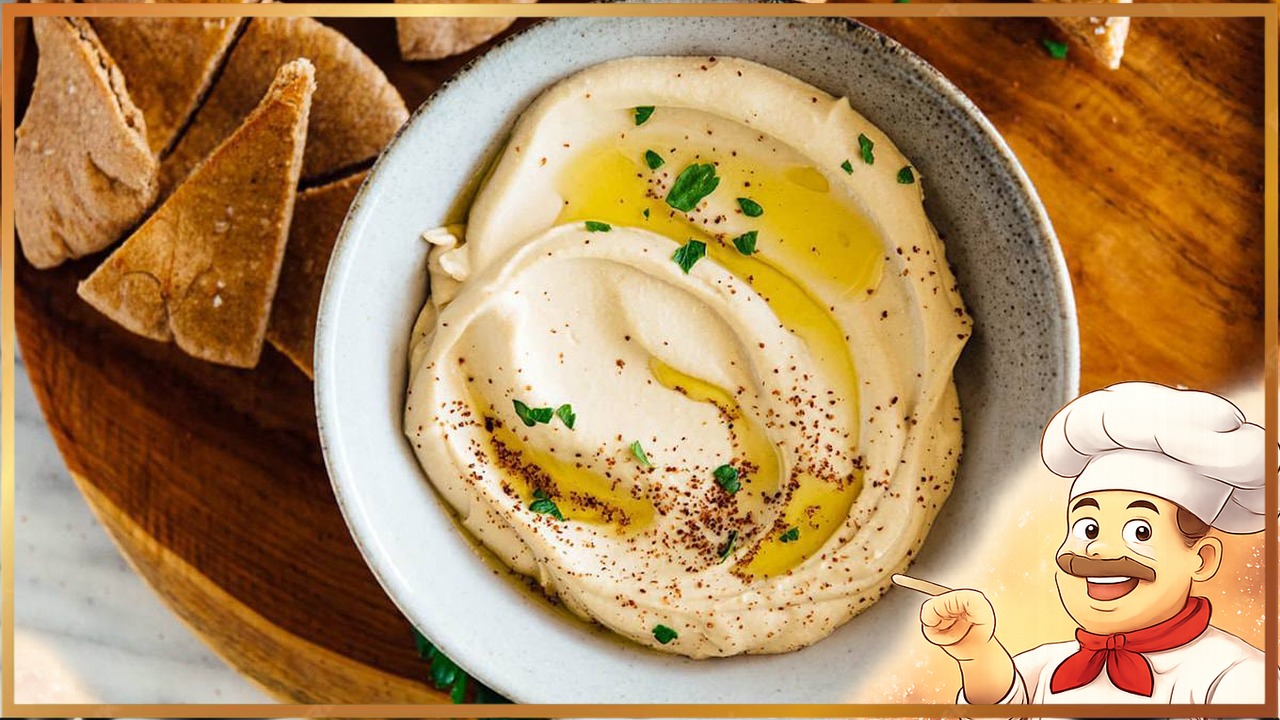 Хумус с соусом шрирача