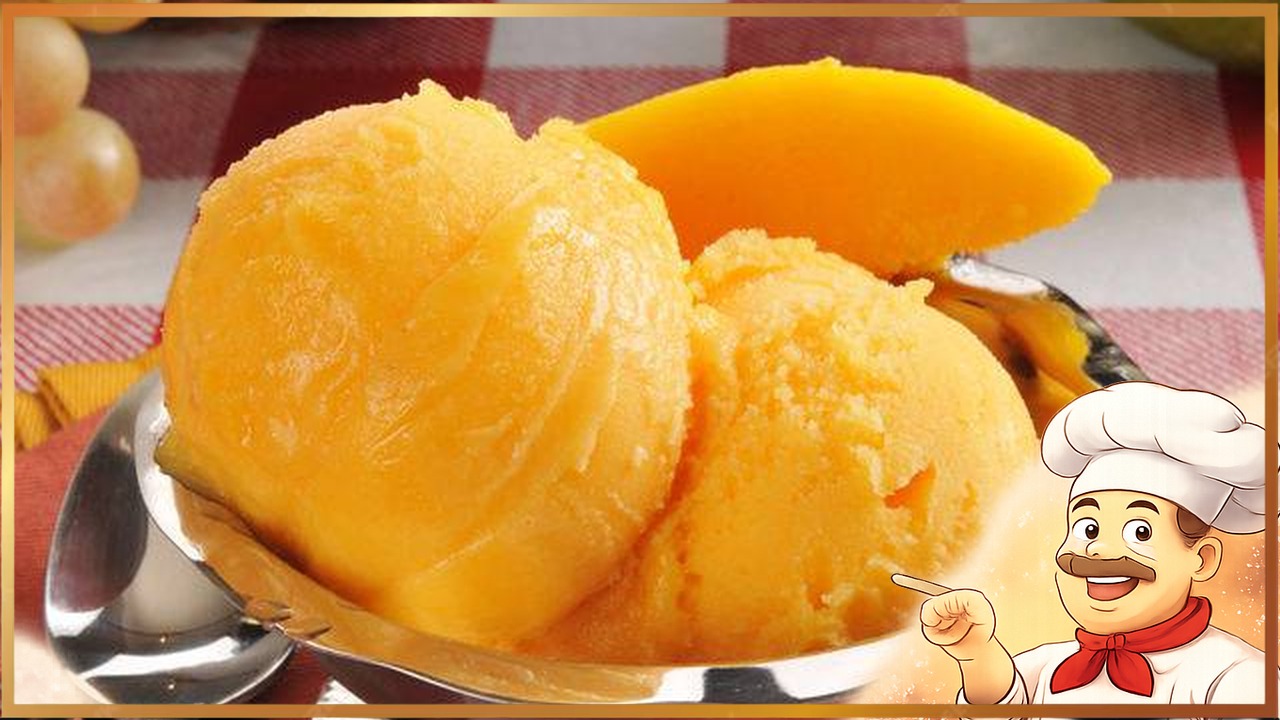 Простой рецепт персикового сорбета