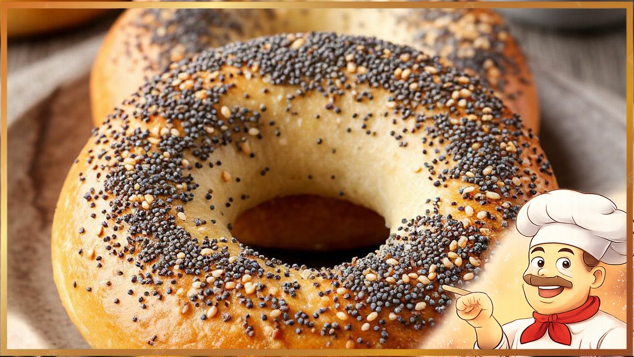 Творожные бублики с маком