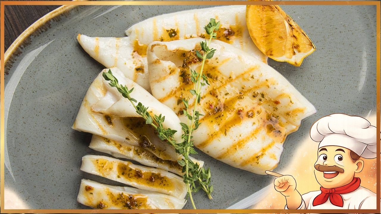 Кальмар на гриле