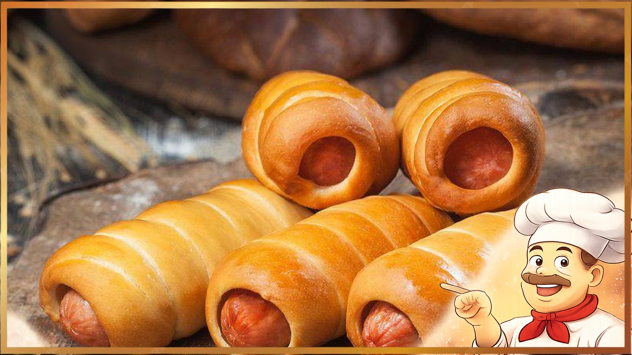 Сосиски с сыром в тесте