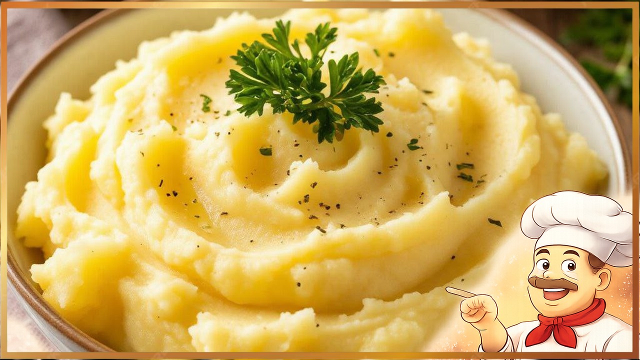 Картофельное пюре с сыром и чесноком