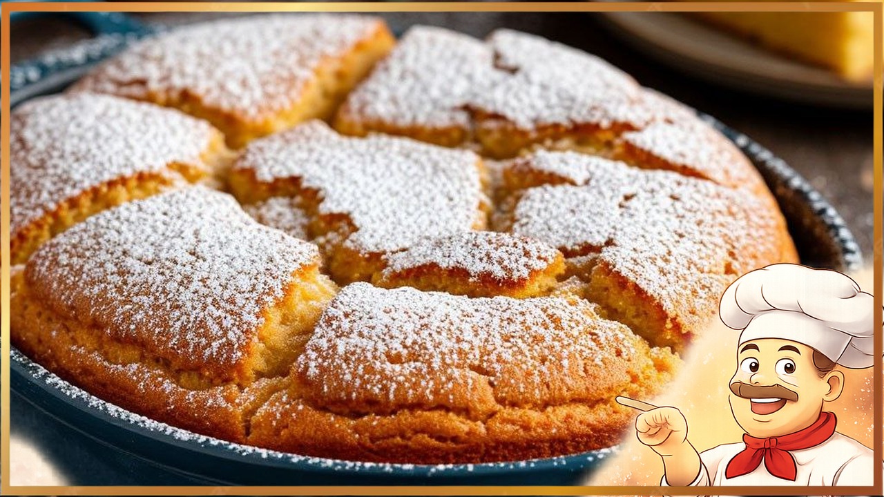 Шарлотка с грушами