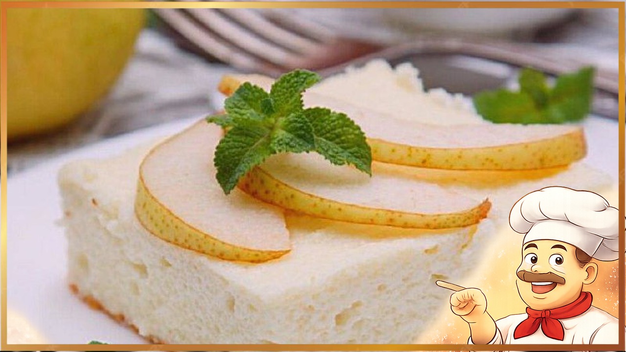 Рисовая запеканка с грушей