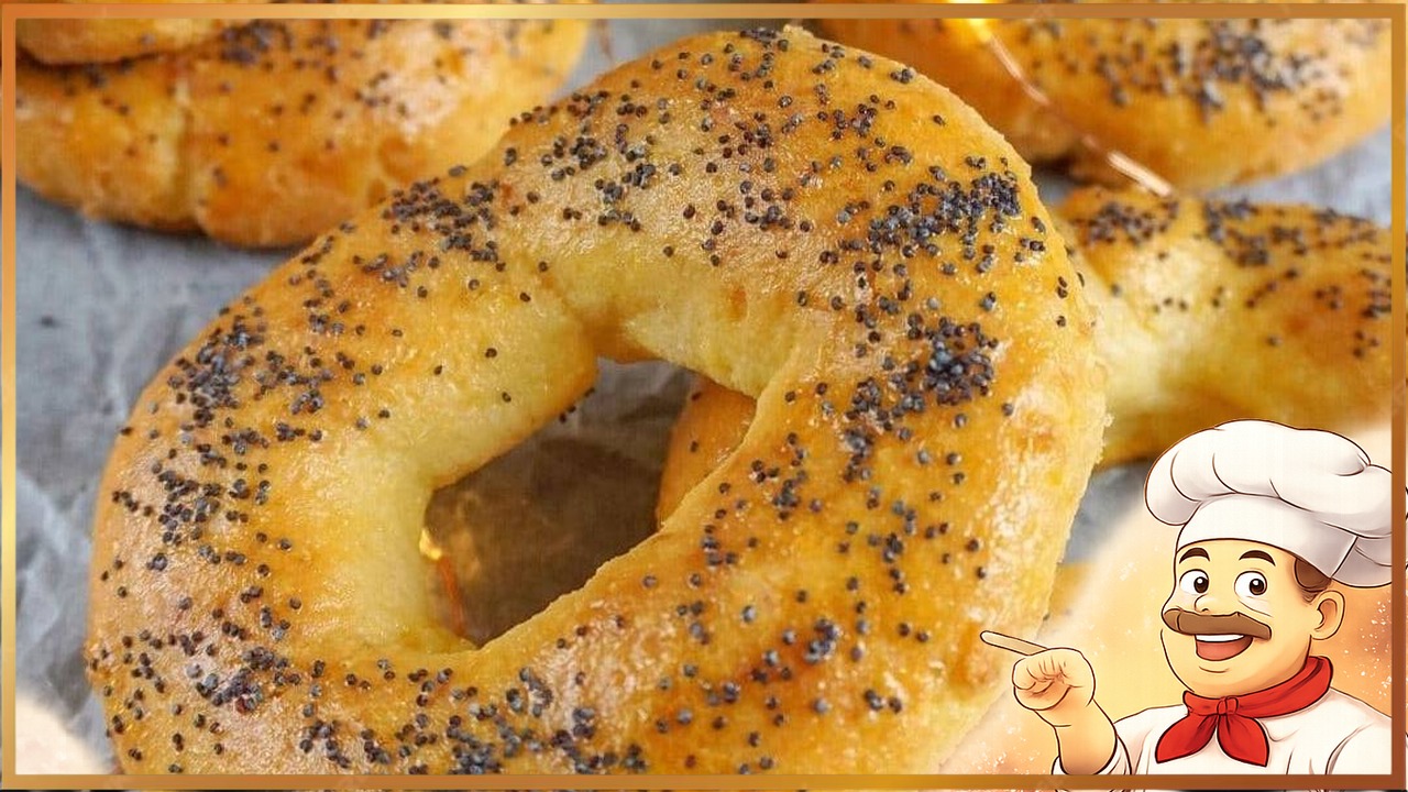 Творожные бублики с маком