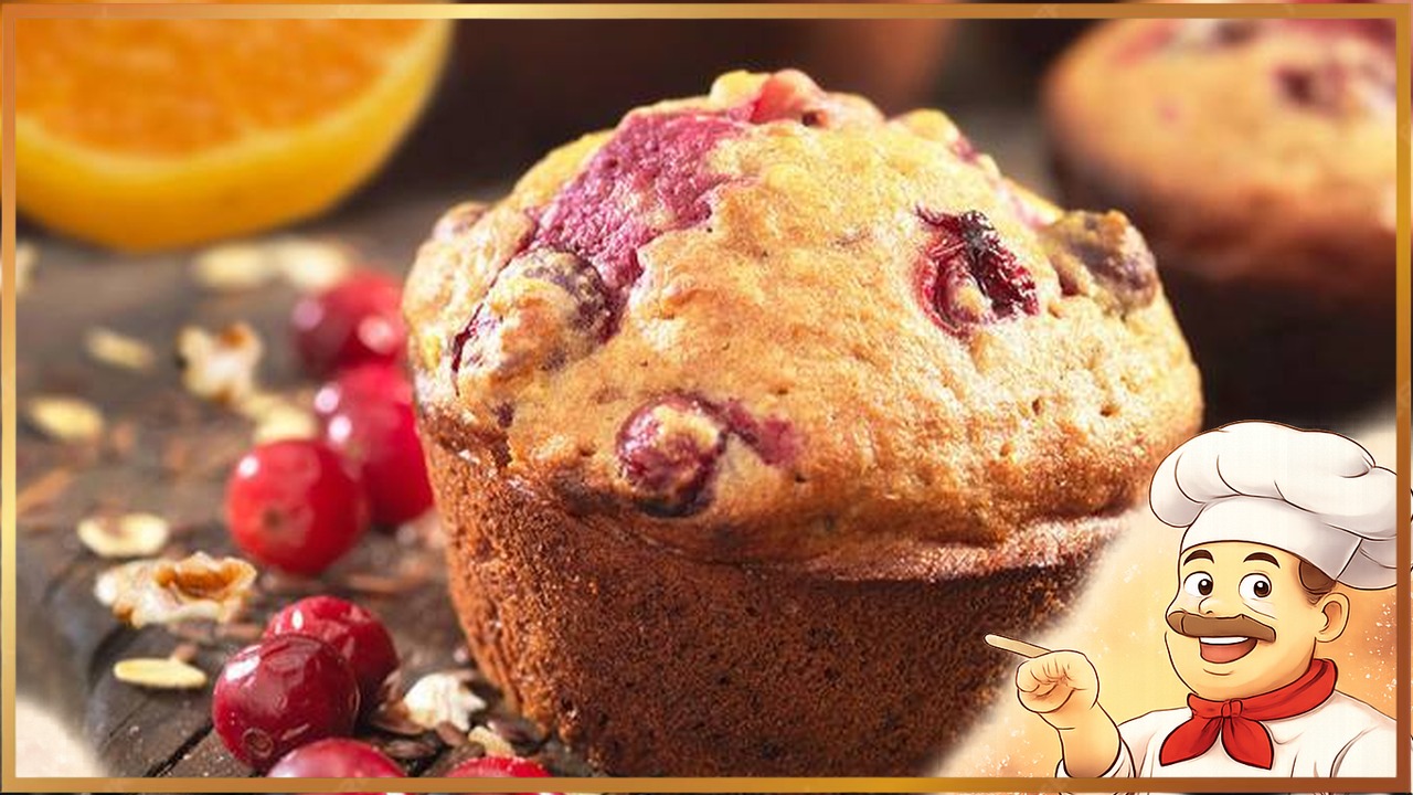 Кексы с клюквой