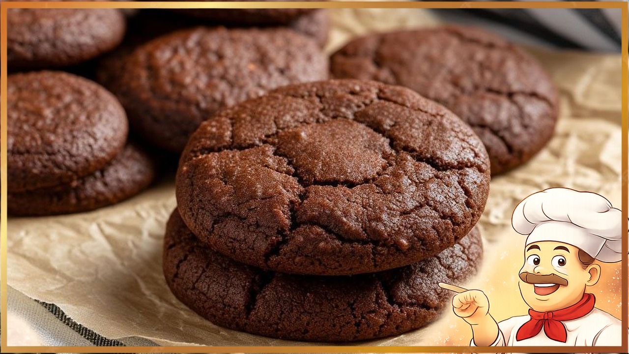 Нежное шоколадное печенье