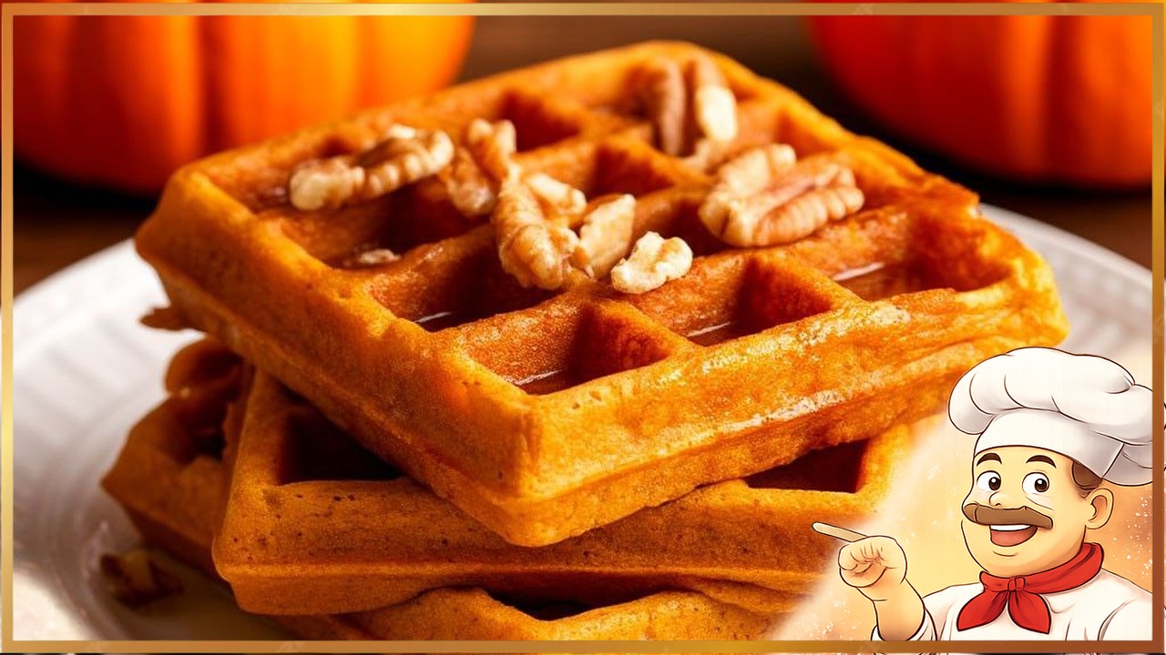 Тыквенные вафли