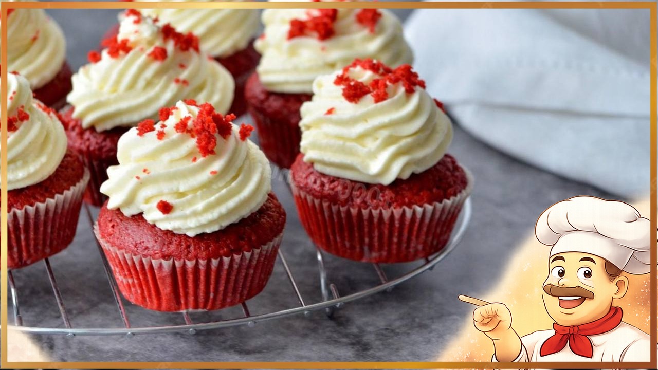 Капкейки «красный бархат»