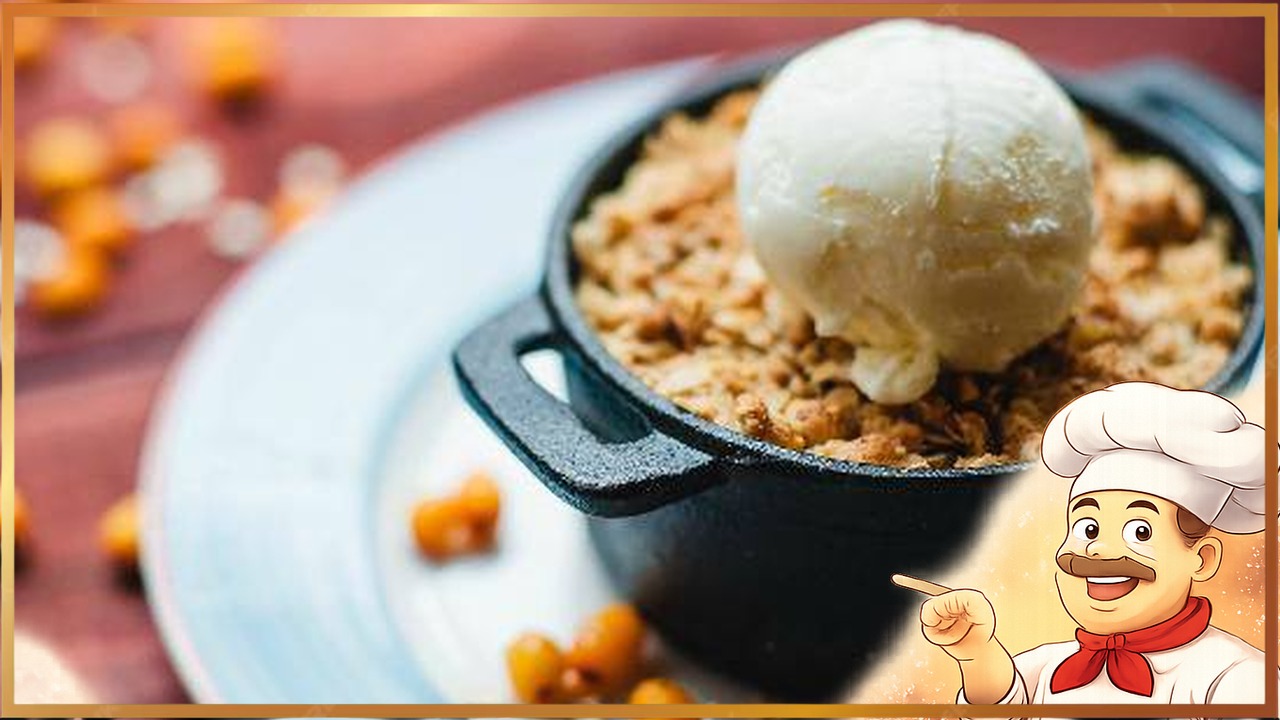 Грушевый крамбл