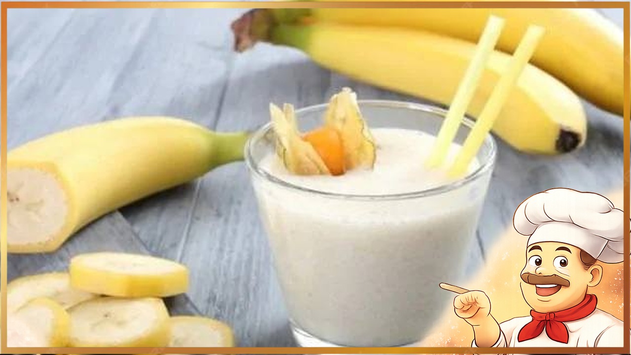 Смузи с бананом и молоком