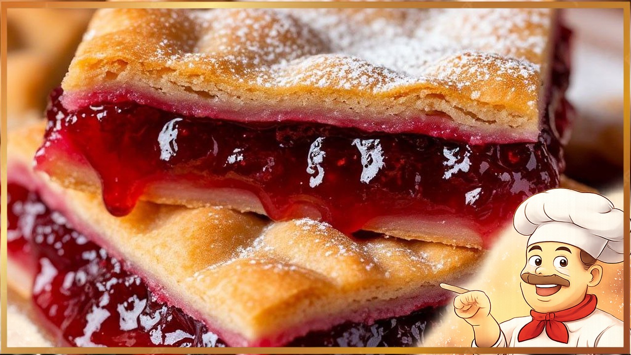 Заливной пирог с вареньем