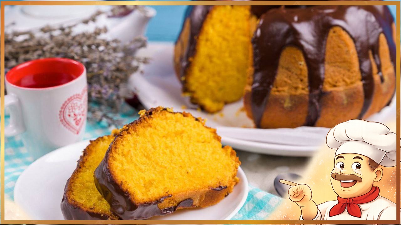 Бразильский морковный кекс