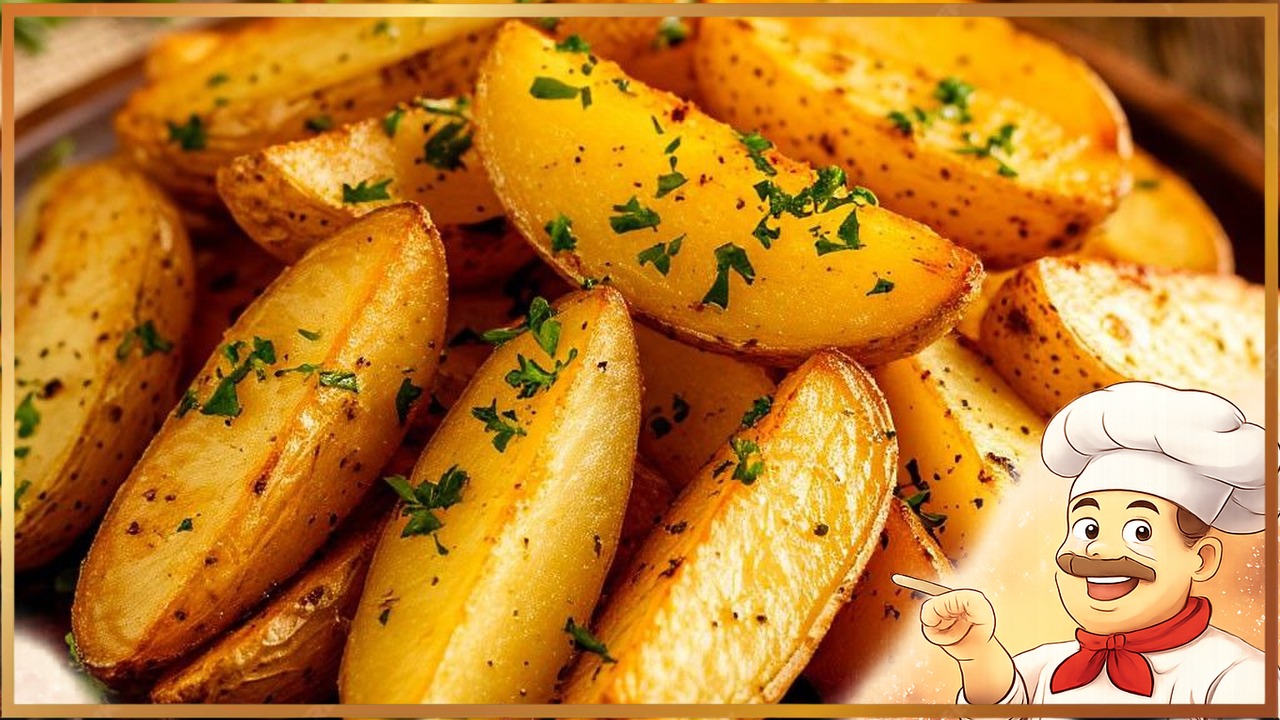 Запечённая картошка по-гречески