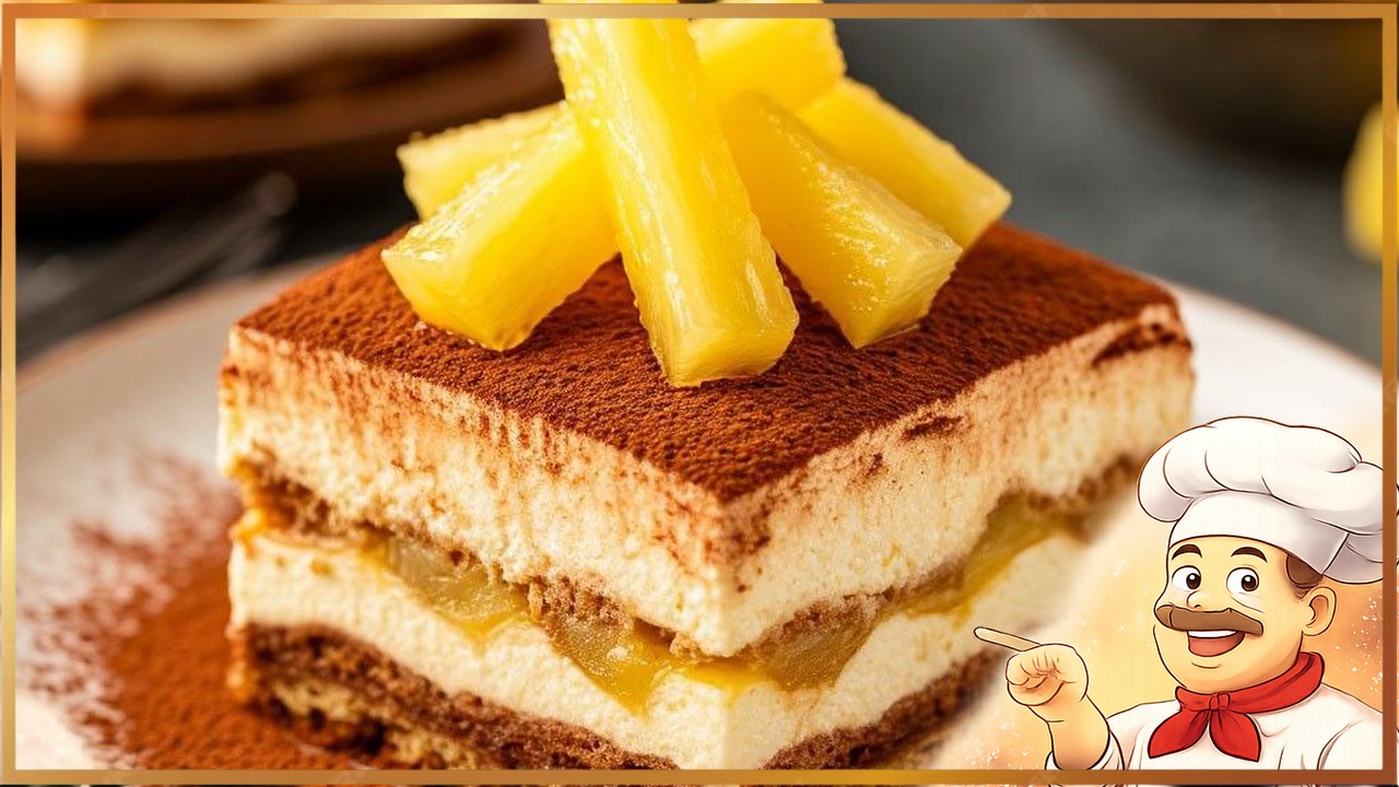 Тирамису с ананасом