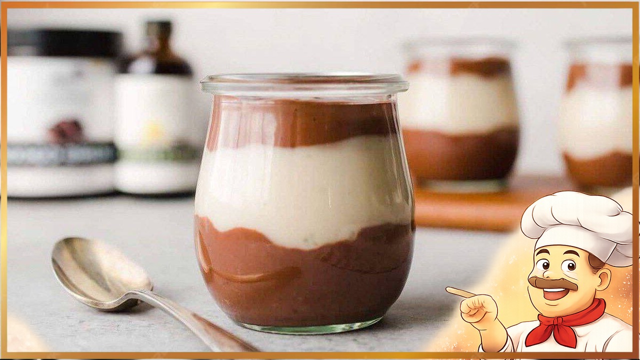 Ванильно-шоколадный пудинг