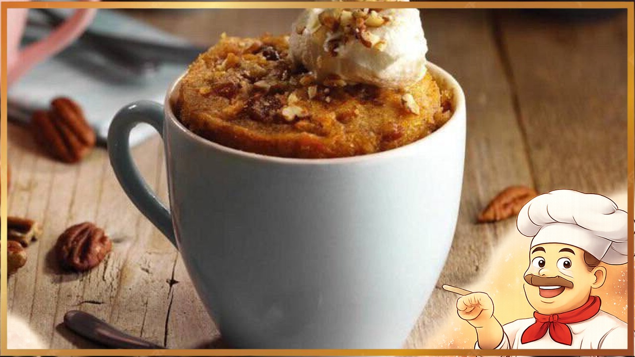 Морковный пирог в кружке