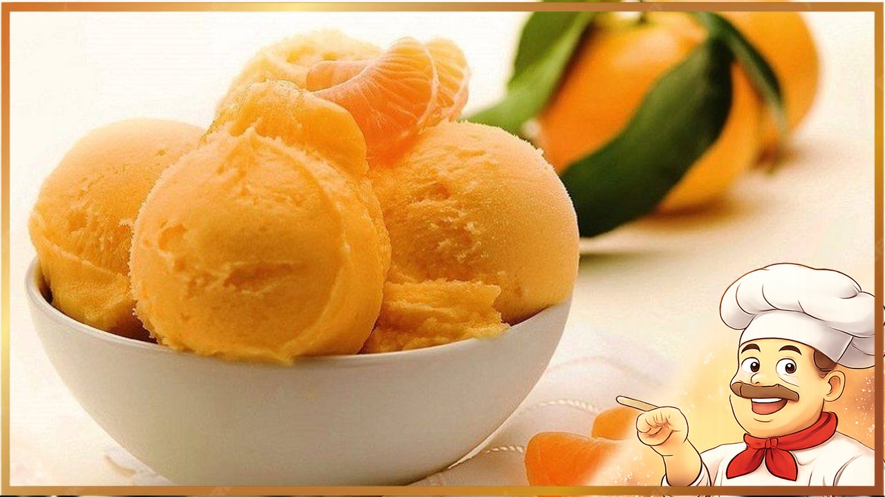 Мандариновое мороженое