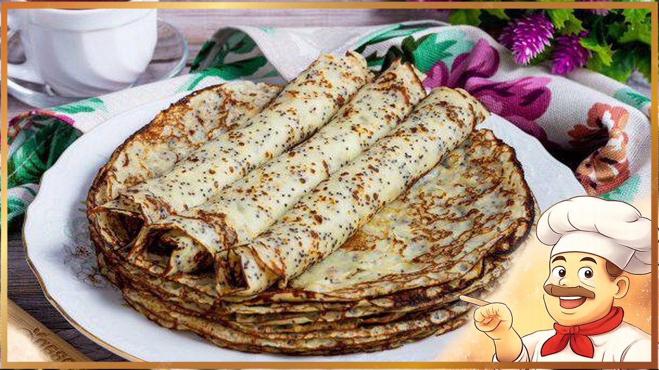 Блинчики с маком