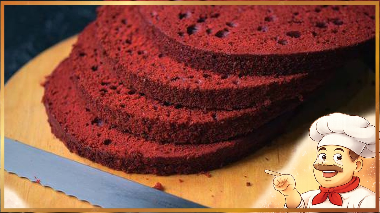 Бисквит красный бархат