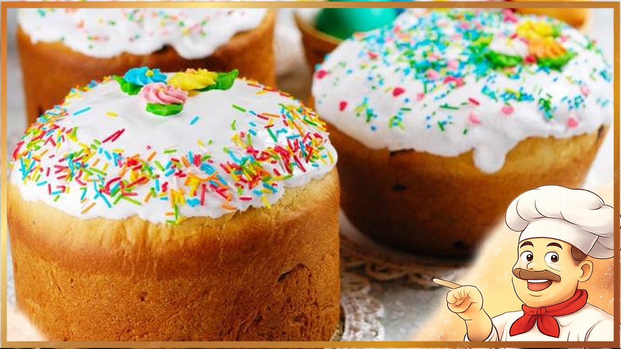 Бездрожжевой пасхальный кулич