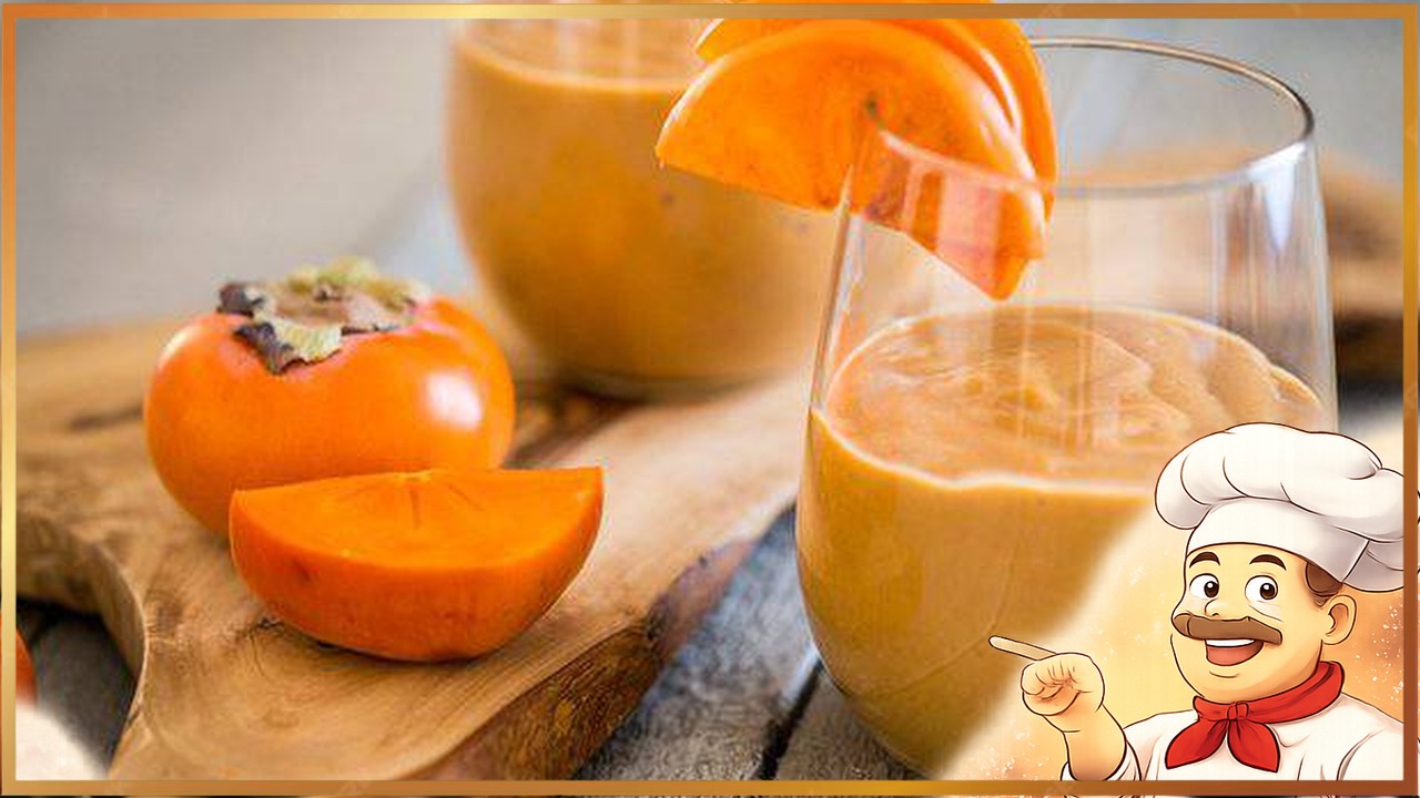 Смузи с хурмой и бананом