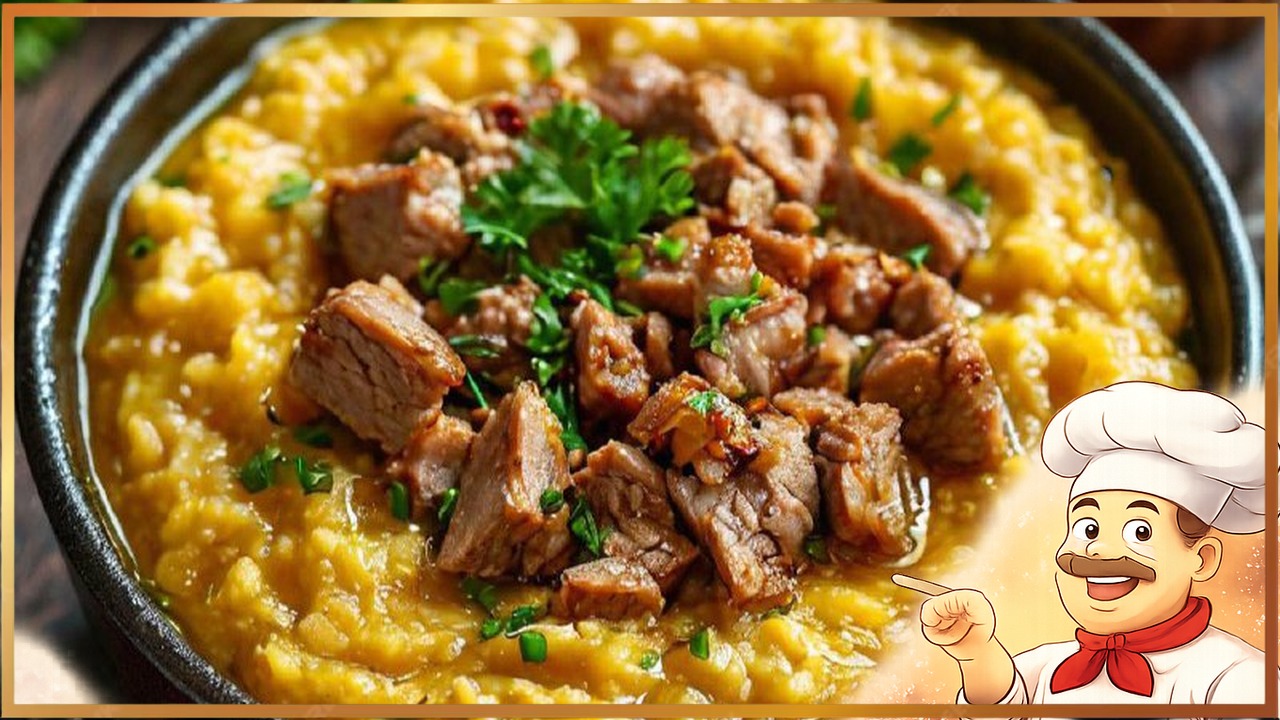 Гороховая каша с мясом