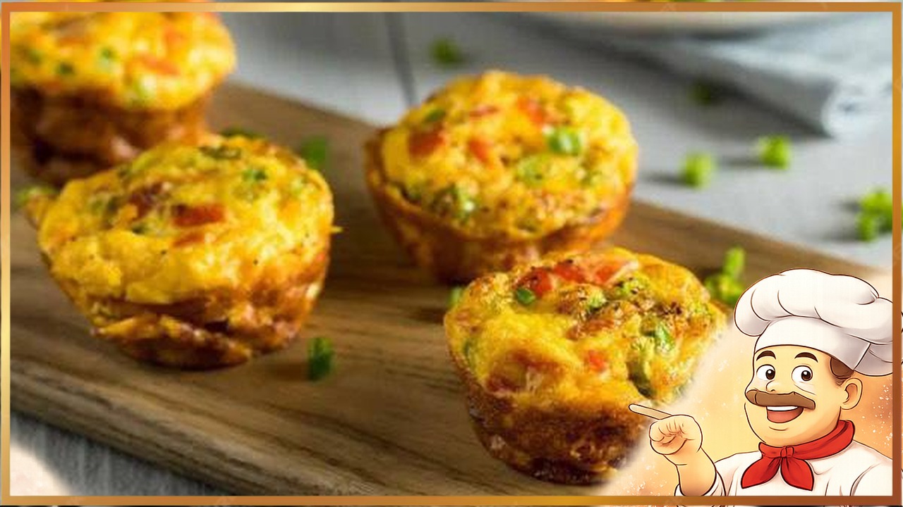 Кексы из плавленных сырков с зеленью